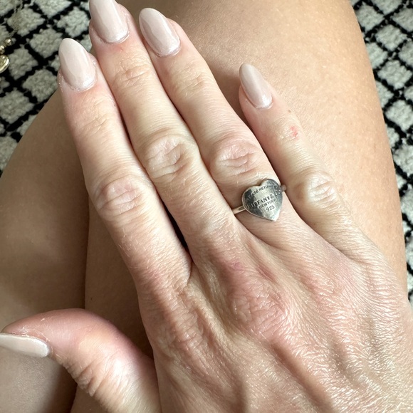 Tiffany & Co. Jewelry - Classic Sterling silver Tiffany Heart Ring